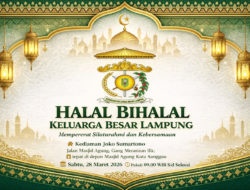 Warga Lampung di Sanggau Gelar Halal Bihalal Perdana, Siap Jadi Agenda Tahunan