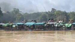 Puluhan Mesin Dompeng Beroperasi di Lokasi PETI Desa Pak Mayam, Warga Minta Penertiban