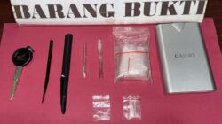 Polres Landak Tangkap Tiga Pengedar Sabu di Ngabang