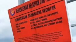 KKP Hentikan Operasional Tersus PT WHW AR di Ketapang