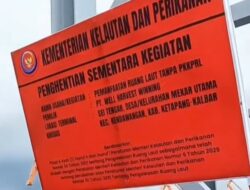 KKP Hentikan Operasional Tersus PT WHW AR di Ketapang