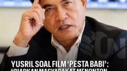 Yusril: Tak Ada Larangan Resmi Film “Pesta Babi”, Pembubaran Nobar Disebut Soal Administratif