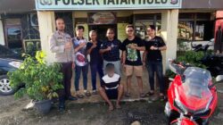 TRC Polsek Tayan Hulu Amankan Terduga Pelaku Penggelapan Motor di Sanggau