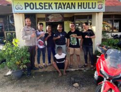 TRC Polsek Tayan Hulu Amankan Terduga Pelaku Penggelapan Motor di Sanggau