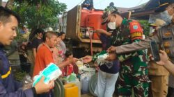 Kodim 1204/Sanggau Salurkan Air Bersih dan Masker untuk Warga Jangkang