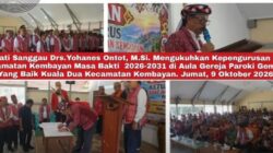 Kukuhkan Pengurus DAD Kembayan 2026–2031, Bupati Ontot Tekankan Adat sebagai Perekat Persaudaraan